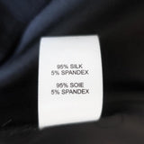 Ramy Brook Cold Shoulder Top Gigi Black Stretch Silk Blouse Size Extra Small available at CelebrityOwned.com img_7