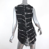 Raquel Allegra Tie Dye Shredded Tank Top Charcoal Size 1 available at CelebrityOwned.com img_5