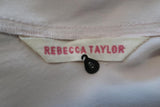 Rebecca Taylor Beaded Tank Top Blush Silk Size 8 Tassel Tie Sleeveless Blouse available at CelebrityOwned.com img_7
