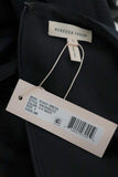 Rebecca Taylor Dress Stacy Navy Stretch Pique & Satin Size 2 Sleeveless Mini NEW available at CelebrityOwned.com img_6