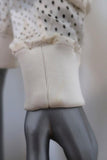 Rebecca Taylor Laser Cut Bomber Jacket White Twill Size 10 available at CelebrityOwned.com img_5