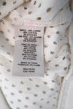 Rebecca Taylor Laser Cut Bomber Jacket White Twill Size 10 available at CelebrityOwned.com img_9