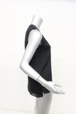 Reed Krakoff Blouse Black Layered Silk Size 4 Sleeveless V-Neck Top available at CelebrityOwned.com img_2