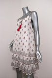 Roberta Roller Rabbit Dress White Floral Print Embroidered Cotton Sz Extra Small available at CelebrityOwned.com img_2