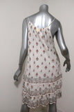 Roberta Roller Rabbit Dress White Floral Print Embroidered Cotton Sz Extra Small available at CelebrityOwned.com img_5