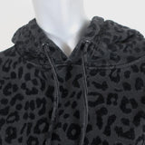 RtA Hoodie Sweatshirt Marvin Black Leopard Burnout Size Small available at CelebrityOwned.com img_2
