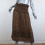 SEA Midi Skirt Lottie Leopard Print Smocked Chiffon Size 6