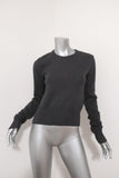 Saint Laurent Sweater Charcoal Size 38 Side-Button Pullover available at CelebrityOwned.com img_1