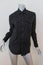 Saint Laurent Western Shirt Black Star Print Cotton Size Small Long Sleeve Top