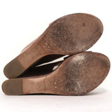 Sergio Rossi Platform Wedge Sandals Alma Beige Suede Size 38 Crisscross Heel available at CelebrityOwned.com img_11