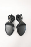 Stella Luna Sandals Black Crepe Size 36 Ankle Strap Heel available at CelebrityOwned.com img_5