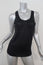 Stella McCartney Racerback Tank Top Black Melange Jersey Size 38