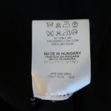 Stella McCartney Tie-Neck Tunic Black Draped Silk Size 42 Long Sleeve Blouse available at CelebrityOwned.com img_9