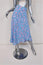 Stine Goya Skirt Marigold Blue/Pink Checkered Poly Size Small Asymmetrical Midi