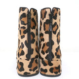 Stuart Weitzman Ankle Boots Modesto Leopard Print Pony Hair Size 8 NEW available at CelebrityOwned.com img_8
