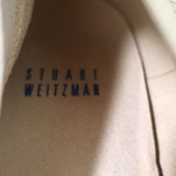 Stuart Weitzman Quiltable Cap Toe Ballet Flats Beige Quilted Leather Size 9 available at CelebrityOwned.com img_9