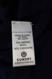 Sundry LA NY Sweater Navy Wool-Cashmere Size 1 Crewneck Pullover available at CelebrityOwned.com img_7