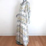 Ted Baker Maxi Dress Bilia Papyrus Floral Print Chiffon Size 3 Short Sleeve NEW available at CelebrityOwned.com img_3