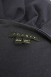 Theory Dress Dark Blue Stretch Jersey Size Medium Sleeveless Blouson Mini available at CelebrityOwned.com img_6