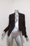 Theory Lanai Urban Blazer Eggplant Wool-Blend Size 4 Open Front Jacket