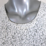 Theory Peplum Top Colisha Lustrate Cream/Gray Size Large Sleeveless Tank available at CelebrityOwned.com img_2