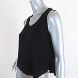 Theyskens' Theory Tank Top Black Ribbed Jersey Size Petite available at CelebrityOwned.com img_2