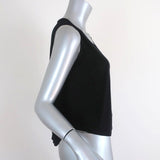 Theyskens' Theory Tank Top Black Ribbed Jersey Size Petite available at CelebrityOwned.com img_3