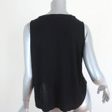 Theyskens' Theory Tank Top Black Ribbed Jersey Size Petite available at CelebrityOwned.com img_4
