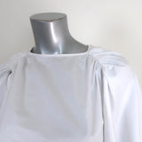 Tibi Cape Sleeve Top White Cotton Poplin Size 4 Crewneck Blouse NEW-img_[image_position} from CelebrityOwned.com