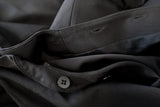 Tibi Cropped Scarf Blazer Black Tropical Wool Size 6 Open Front Jacket available at CelebrityOwned.com img_10