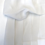 Timo Weiland Peplum Top White Pleated Georgette Size 6 Sleeveless Blouse available at CelebrityOwned.com img_6