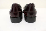 Tod's Penny Loafers Burgundy Glossy Leather Size 37.5 Slip-On Flats available at CelebrityOwned.com img_9