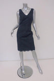Tory Burch Dress Cameron Navy Embroidered Lace Size 6 Scalloped-Hem Sheath available at CelebrityOwned.com img_1