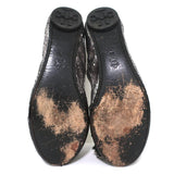 Tory Burch Scrunch Ballet Flats Amelia Crystal-Embellished Silver Leather Size 8 available at CelebrityOwned.com img_10