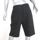 Toteme Bermuda Shorts Lluc Black Pleated Twill Size Medium NEW available at CelebrityOwned.com img_5