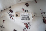 Ulla Johnson Blouse Lida White Embroidered Floral Print Silk Size 0 Peasant Top available at CelebrityOwned.com img_10