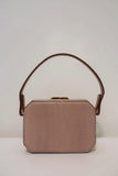 VBH Jazz Octagonal Evening Bag Light Pink Karung Snakeskin available at CelebrityOwned.com img_6