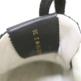 Valentino Glitter Flycrew Rockstud Sneakers Black/White Size 38 available at CelebrityOwned.com img_11