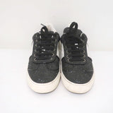 Valentino Glitter Flycrew Rockstud Sneakers Black/White Size 38 available at CelebrityOwned.com img_4
