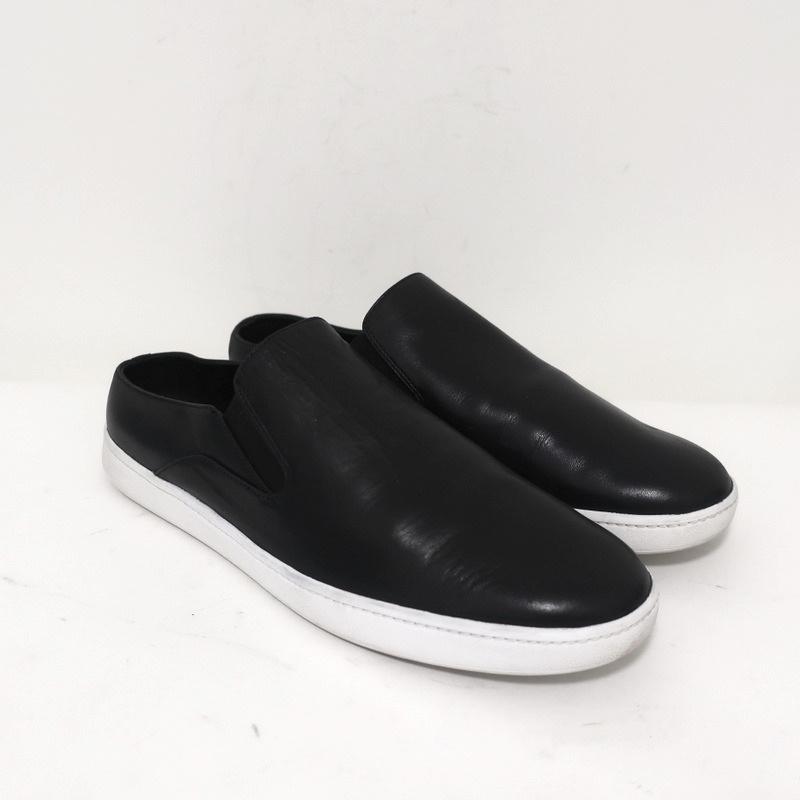 Vince Backless Skate Sneakers Verrell Black Leather Size 9.5 available at CelebrityOwned.com img_1