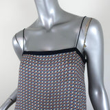 Vince Camisole Navy/Multi Border Print Silk Size Extra Small Tank Top available at CelebrityOwned.com img_4