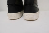Vince High Top Sneakers Newman Brown Leather & Black Suede Size 7 available at CelebrityOwned.com img_8