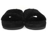 Vince Kalina Shearling Slipper Slide Sandals Black Size 9.5 NEW available at CelebrityOwned.com img_5