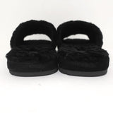Vince Kalina Shearling Slipper Slide Sandals Black Size 9.5 NEW available at CelebrityOwned.com img_8
