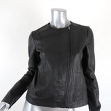 Vince Snake-Embossed Leather Motorcycle Jacket Graphite Size Small Biker Jacket available at CelebrityOwned.com img_1