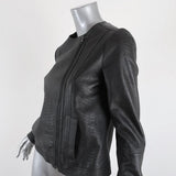 Vince Snake-Embossed Leather Motorcycle Jacket Graphite Size Small Biker Jacket available at CelebrityOwned.com img_4