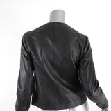Vince Snake-Embossed Leather Motorcycle Jacket Graphite Size Small Biker Jacket available at CelebrityOwned.com img_6
