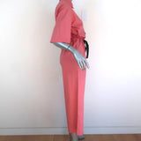 Who What Wear x Target Short Sleeve Jumpsuit Pink Cotton Size Extra Small NEW available at CelebrityOwned.com img_6