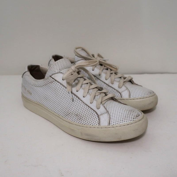 Louis Vuitton low top sneakers trainers perforated leather 8 US 38