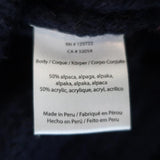 Xirena Apres Ski Sweater Simone Navy/Rainbow Ribbed Knit Size Extra Small available at CelebrityOwned.com img_7